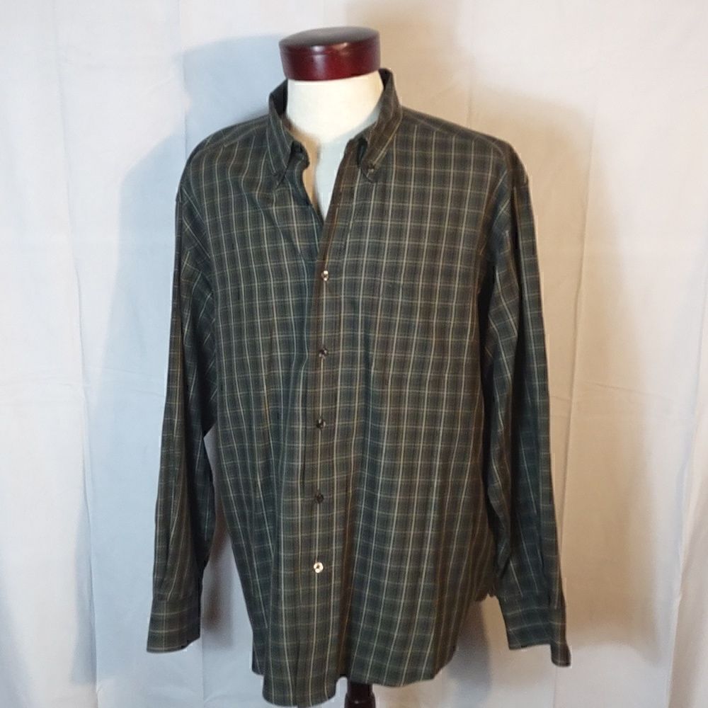 Dockers Stain Defender Plaid Men's Shirt
